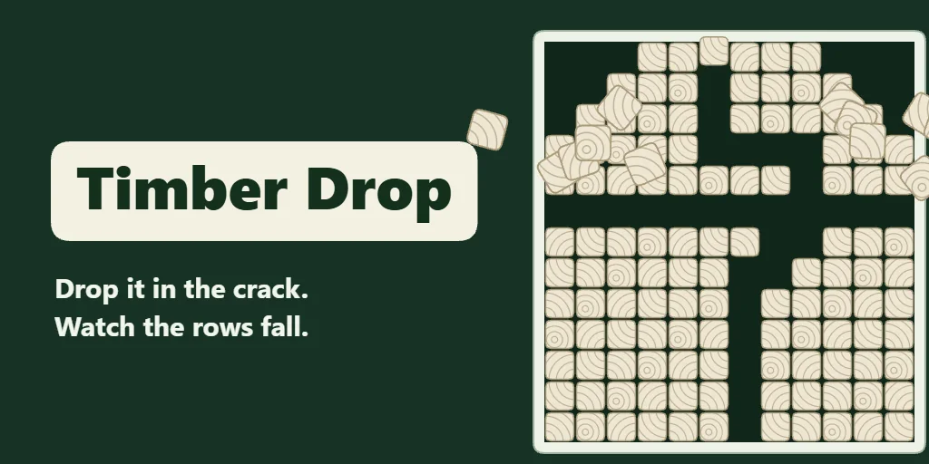 Timber Drop game screen